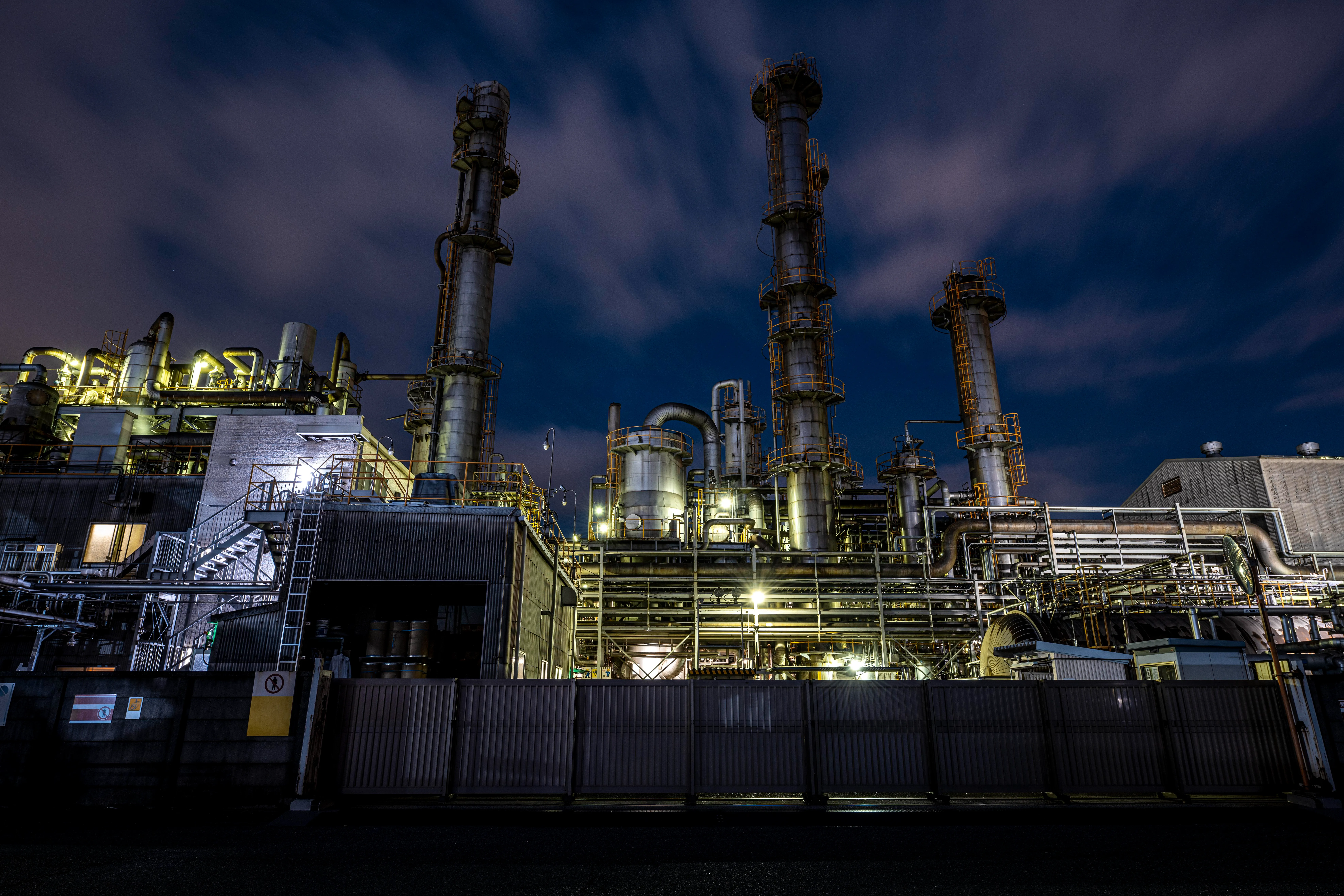 Oil and gas industrial background